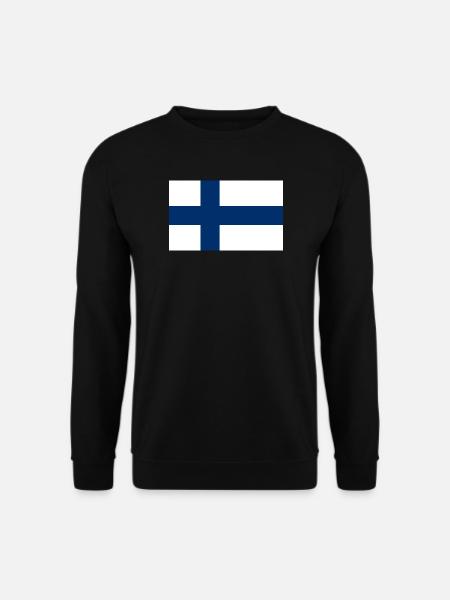 Finnland - Unisex Pullover - Schwarz