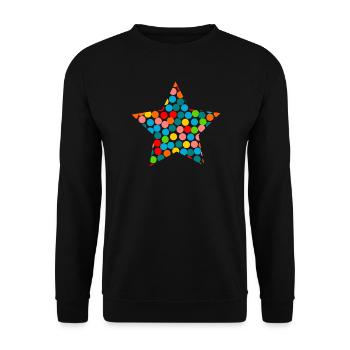 ALLES GUTE ZUM NEUEN JAHR. SAINT SYLVESTER. NEUJAHR - Unisex Pullover - Schwarz - Vorne - Alina (178cm) & Michal (187cm)