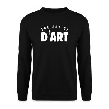The Art of Darts - mehr als nur Sport - Kunst - Unisex Pullover - Schwarz - Vorne - Alina (178cm) & Michal (187cm)
