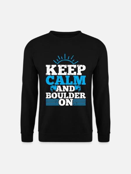 Bouldering - Unisex Pullover - Schwarz