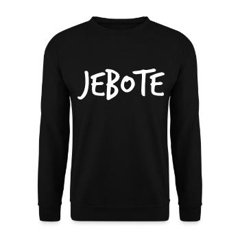 Jebote - Unisex Pullover - Schwarz - Vorne - Alina (178cm) & Michal (187cm)