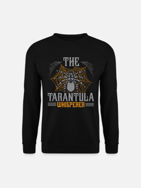 Der Vogelspinnenflüsterer Spinnenliebhaber Arachni - Unisex Pullover - Schwarz
