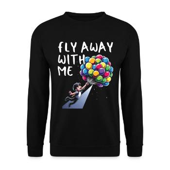 Songtexte Musikliebhaber Songwriter Musikfestival - Unisex Pullover - Schwarz - Vorne - Alina (178cm) & Michal (187cm)