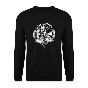 Alte Schule - Unisex Pullover - Schwarz - Vorne - Alina (178cm) & Michal (187cm)
