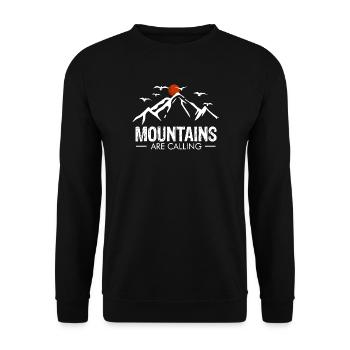 Klettern Bergsteigen Bergsport Sportklettern - Unisex Pullover - Schwarz - Vorne - Alina (178cm) & Michal (187cm)