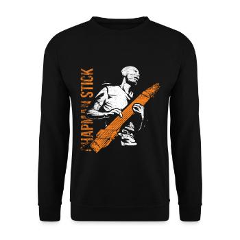 Virtuoser Chapman Stick Solist - Unisex Pullover - Schwarz - Vorne - Alina (178cm) & Michal (187cm)