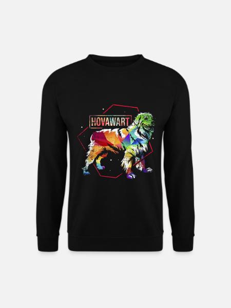 Gelassener Hovawart Begleithund - Unisex Pullover - Schwarz