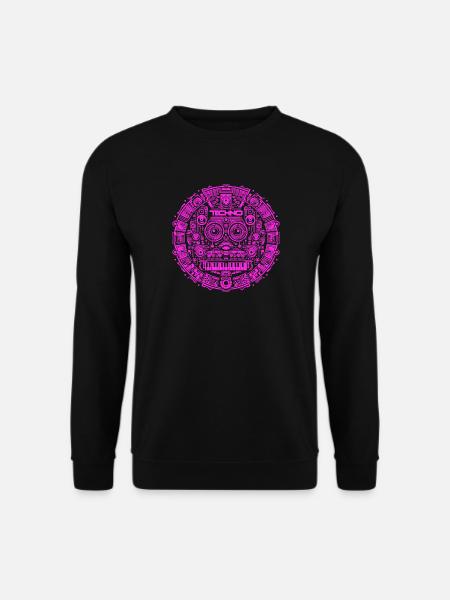 Techno Music Logo - Unisex Pullover - Schwarz