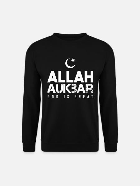 Allah Spruch - Unisex Pullover - Schwarz