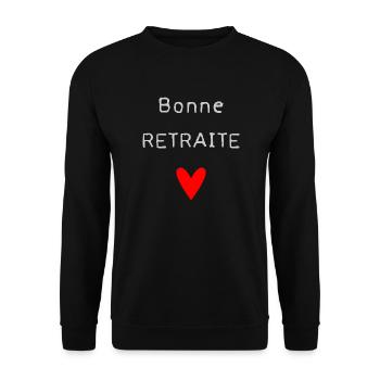 - RUHESTAND. GUTER RUHESTAND. FROHER RUHESTAND - Unisex Pullover - Schwarz - Vorne - Alina (178cm) & Michal (187cm)