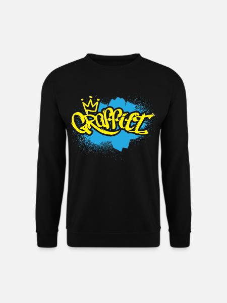 Grafitti Kind Sprayer - Unisex Pullover - Schwarz