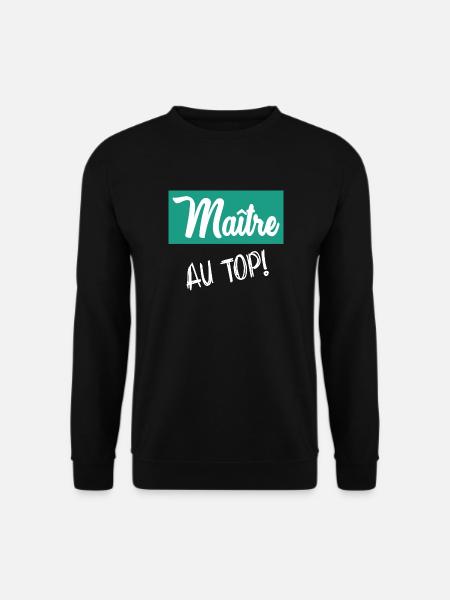 MASTER. MASTER - Unisex Sweatshirt - black