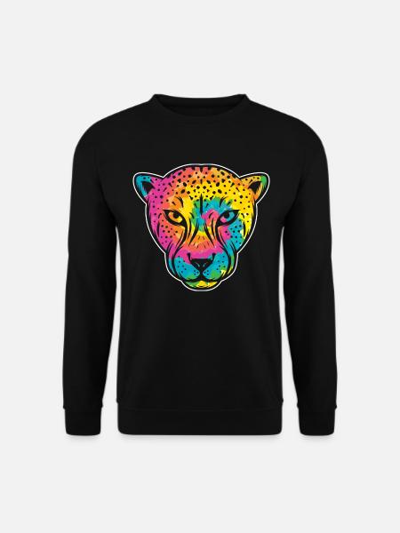 Gepardenflüsterer Wildtier Tierpfleger - Unisex Pullover - Schwarz