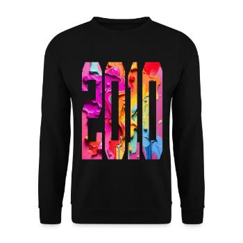 BUNT 16E ANNIVERSAIRE 2010 - Sweat-shirt Unisexe - noir - Devant - Alina (178cm) & Michal (187cm)