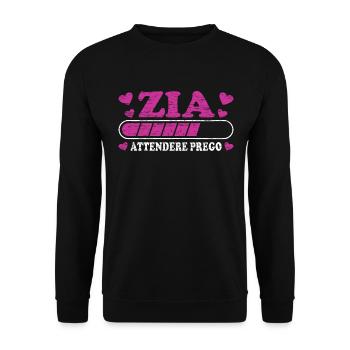 Presto Zia - Unisex Pullover - Schwarz - Vorne - Alina (178cm) & Michal (187cm)