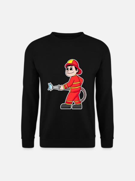 Firefighter - Unisex Sweatshirt - black