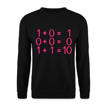 Informatik Regeln Programmierer - Unisex Pullover - Schwarz - Vorne - Alina (178cm) & Michal (187cm)