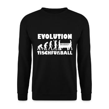 Reflexstarker Tischfußball Torhüter - Unisex Pullover - Schwarz - Vorne - Alina (178cm) & Michal (187cm)