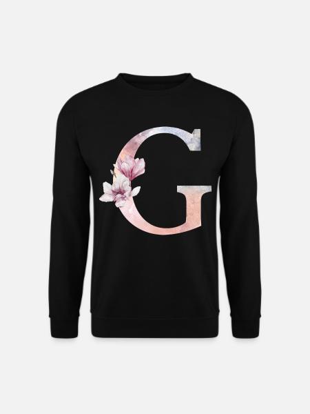 Buchstabe G - Unisex Pullover - Schwarz
