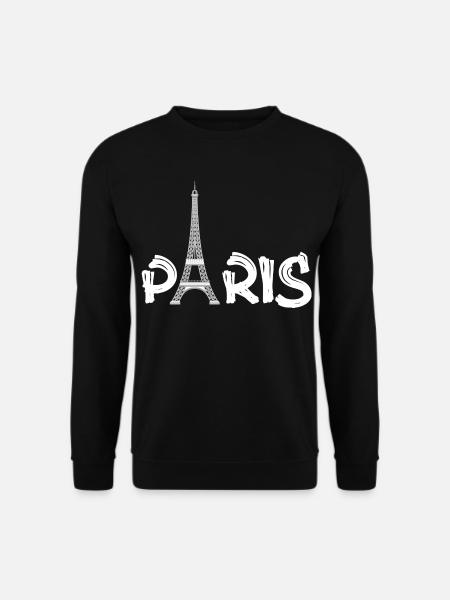 PARIS - Unisex Pullover - Schwarz
