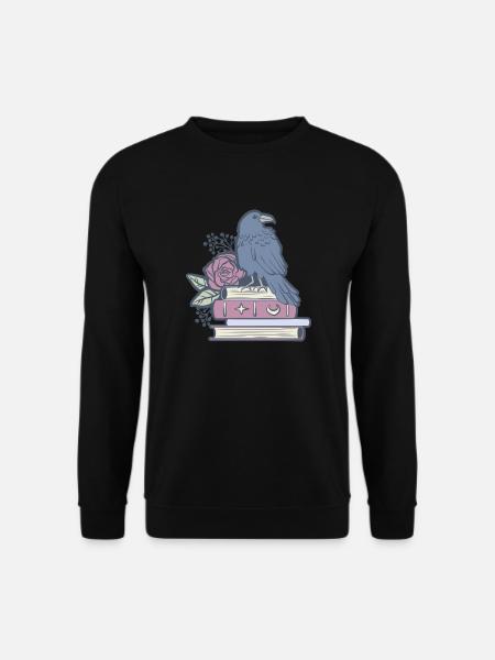 Mystischer Rabe - Unisex Pullover - Schwarz