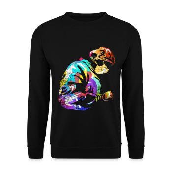Neurochirurgin Doktor Geschenk - Unisex Pullover - Schwarz - Vorne - Alina (178cm) & Michal (187cm)