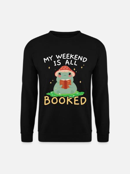 Das Buch war besser Lesen Bücher Buch Lesen - Unisex Pullover - Schwarz