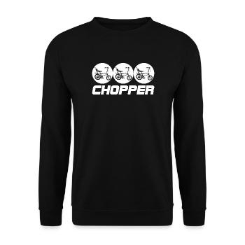 Chopper - Unisex Pullover - Schwarz - Vorne - Alina (178cm) & Michal (187cm)