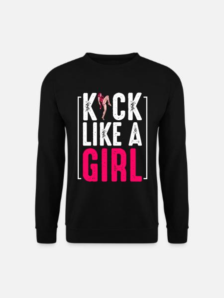 Kickboxing - Unisex Pullover - Schwarz