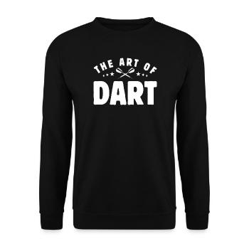 The Art Of Dart - mehr als nur Sport - Kunst - Unisex Pullover - Schwarz - Vorne - Alina (178cm) & Michal (187cm)