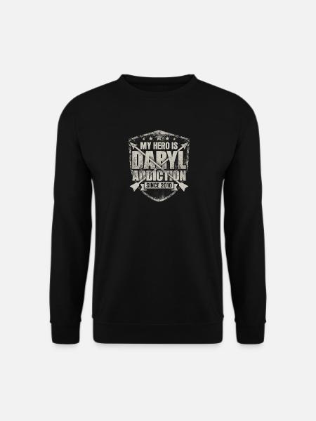 Mein Held ist Daryl - Unisex Pullover - Schwarz