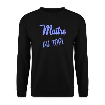 MEISTER - Unisex Pullover - Schwarz - Vorne - Alina (178cm) & Michal (187cm)