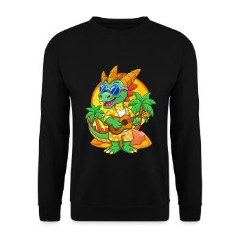 Lunettes de soleil de plage d’été de dessin animé de dragon drôle - Sweat-shirt Unisexe - noir - Devant - Alina (178cm) & Michal (187cm)