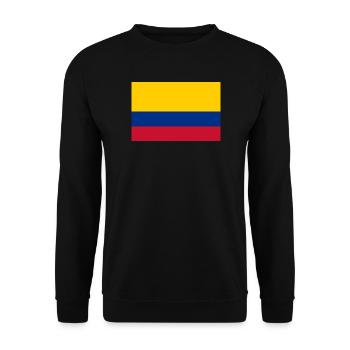 Kolumbien - Unisex Pullover - Schwarz - Vorne - Alina (178cm) & Michal (187cm)
