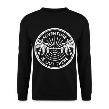 Aventure palmiers de mer - Sweat-shirt Unisexe - noir - Devant - Alina (178cm) & Michal (187cm)