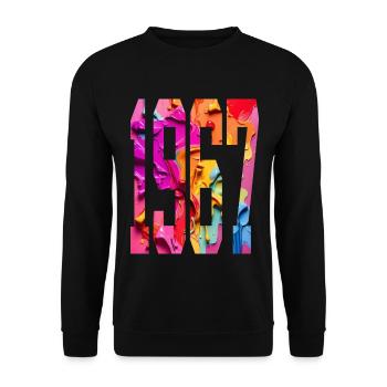 BUNT 59E ANNIVERSAIRE 1967 - Sweat-shirt Unisexe - noir - Devant - Alina (178cm) & Michal (187cm)