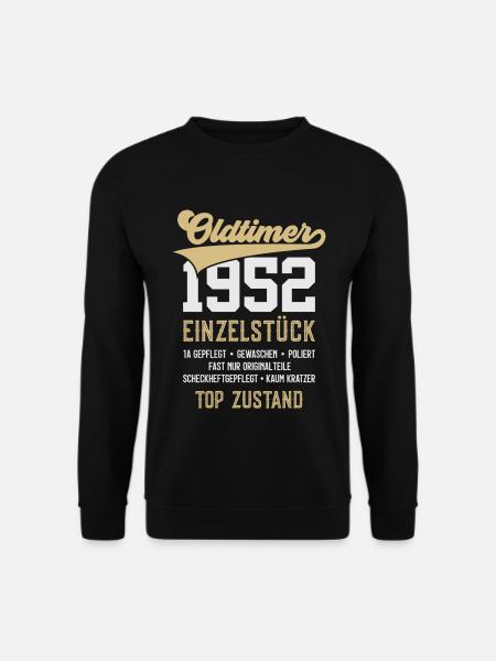 74. GEBURTSTAG OLDTIMER 1952 - Unisex Pullover - Schwarz