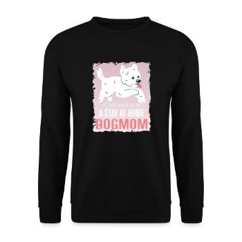 Morkie Dogmom - Unisex Sweatshirt - black - Front - Alina (178cm) & Michal (187cm)