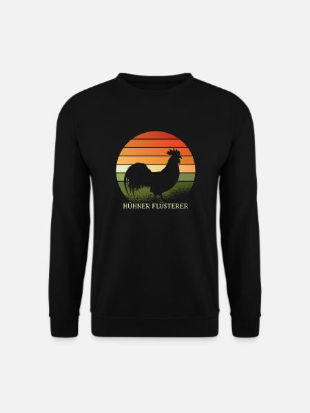 Rooster of the Chicken Whisperers - Unisex Sweatshirt - black