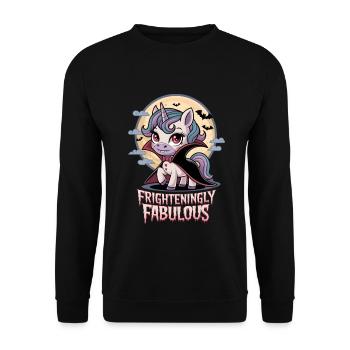 Beängstigend fabelhaft - Unisex Pullover - Schwarz - Vorne - Alina (178cm) & Michal (187cm)