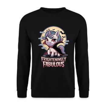 Beängstigend fabelhaft - Unisex Pullover - Schwarz - Vorne - Alina (178cm) & Michal (187cm)