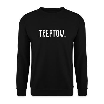 Treptow Berlin Bezirk Fancy - Unisex Pullover - Schwarz - Vorne - Alina (178cm) & Michal (187cm)