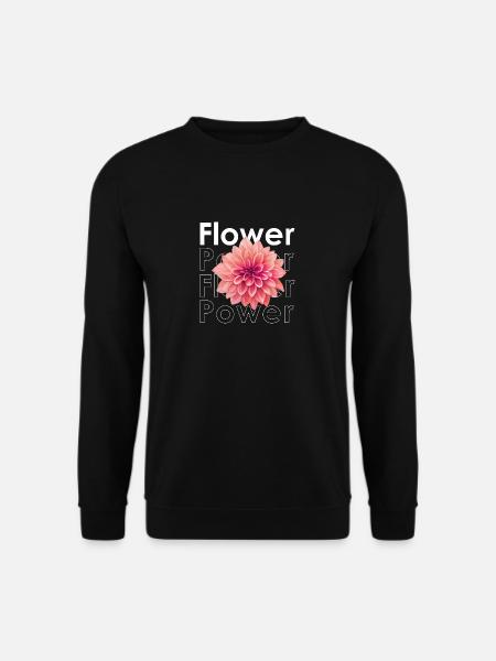Flower Power - Unisex Sweatshirt - black