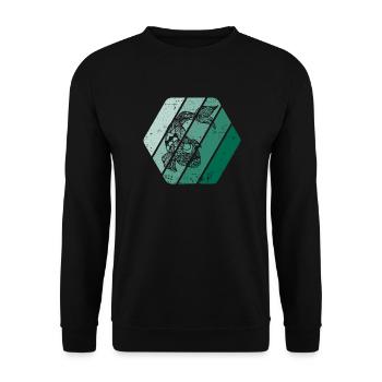 Koi - Unisex Pullover - Schwarz - Vorne - Alina (178cm) & Michal (187cm)