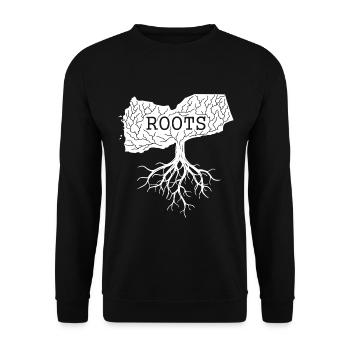 Yemen Yemeni Jemen Jemenit Geschenk - Unisex Pullover - Schwarz - Vorne - Alina (178cm) & Michal (187cm)