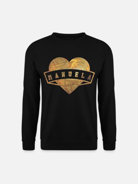Manuela Herzen Gold - Unisex Pullover - Schwarz