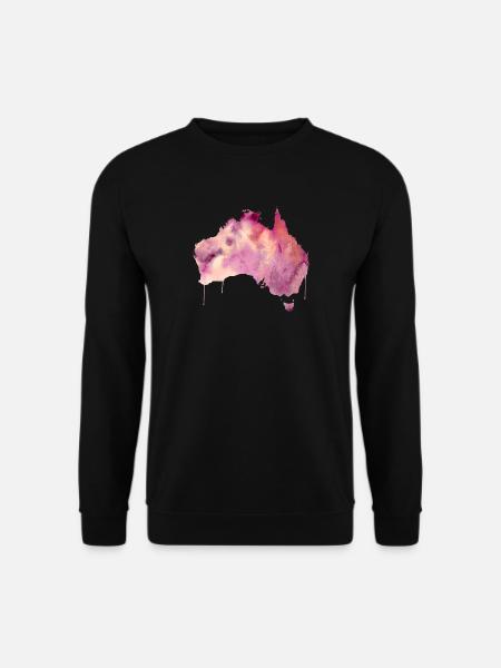 Australien Pink - Unisex Pullover - Schwarz