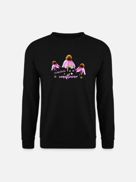 Coneflower Sonnenhut - Unisex Pullover - Schwarz