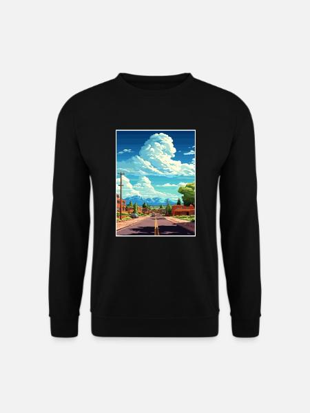 Hurrikan Utah Vintage Reiseposter WPA Souvenir - Unisex Pullover - Schwarz