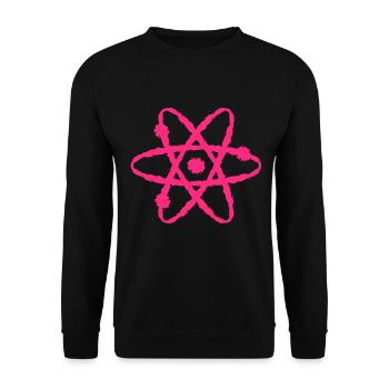 Wissenschaft Symbol - Unisex Pullover - Schwarz - Vorne - Alina (178cm) & Michal (187cm)